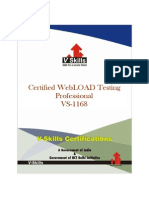 WebLOAD Testing Certification