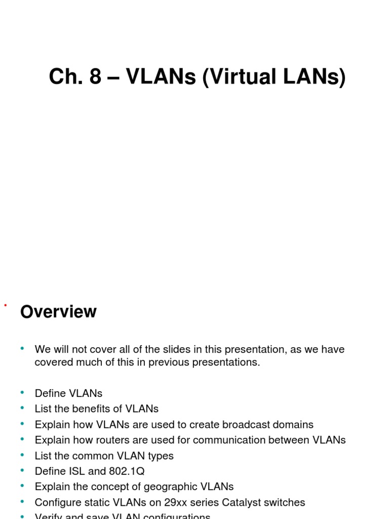 Understanding VLANs and Their Benefits | PDF | Computers | Technology ...