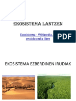 EKOSISTEMA LANTZEN