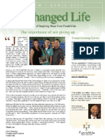 A Changed Life: FundaVida Newsletter March-April 2014
