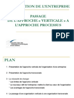 Approche Verticale vs. Approche Processus