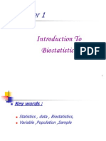 Introduction To Biostatistics