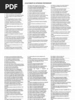 LIP - Levantamento de Interesses Profissionais