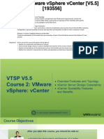VTSP 5.5. Course 2 VMware Vsphere Vcenter