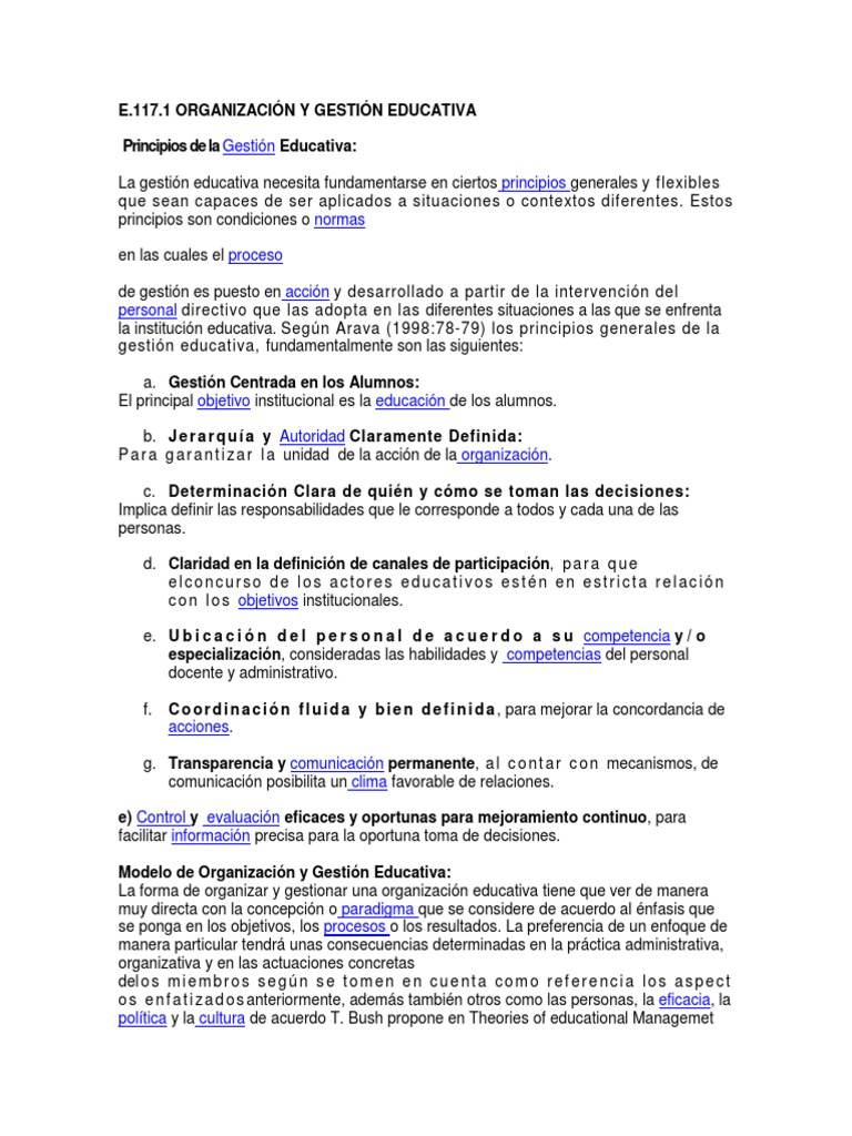 Gestion Educativa | PDF | Toma de decisiones | Ciencia cognitiva