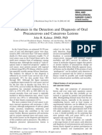 Advances in the Detection and Diag of Oral Precancerous, Cancerous Lesions [Jnl Article] - J. Kal