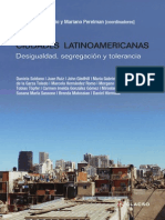 Ciudades Latinoamericanas Desigualdades Segración y Tolerancia