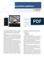 Bosch Recording Station Appliance PDF