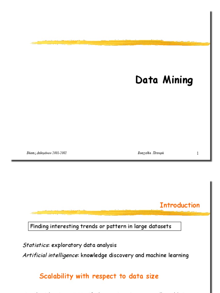 Scalability in Data Mining Queries | PDF | Cluster Analysis | Data Mining