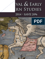 2014 Medieval and Early Modern Studies Brochure