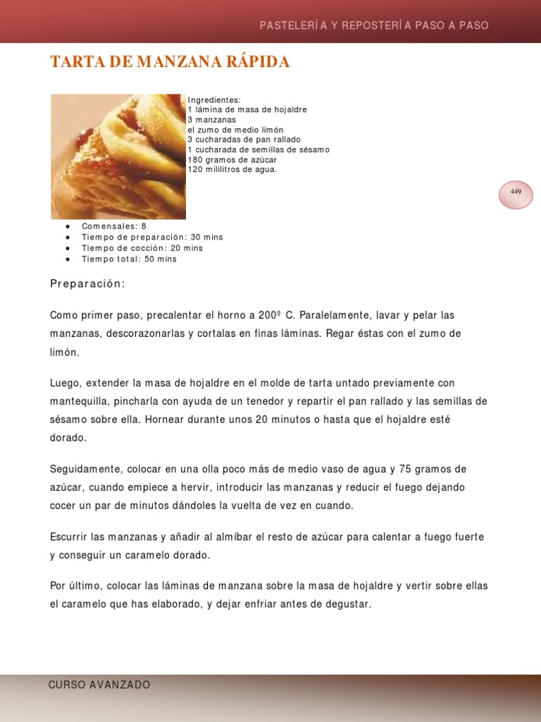 Recetas Avanzadas de Tartas y Tortas | PDF | Crema | Tarta de queso