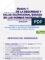 Gestión de La Seguridad y Salud Ocupacional Basada en Las Normas Nacionales