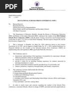 2014 NSPC DepEd Memo 