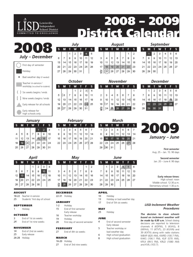 District Calendar | PDF | Academic Term | American Radio