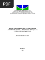 A Concepção de Família Da Política de Assistência Soical Desafios à Atenção Às Famílias Homoparentais Dissertação UNB RicardoPereiraSoares
