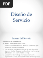 Diseño de Servicio