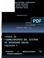Financiamiento Del Sistema de Seguridad Social (Módulo Iv)