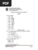 Reforco - Unifor - Calculo i