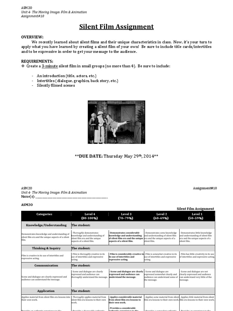 How to make a silent film on imovie image