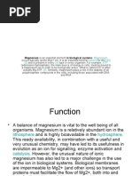 Download biological importance of magnasium by warrierabhay SN22458086 doc pdf