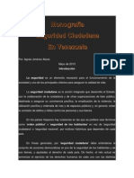 Monografia Seguridad Ciudadana en Venezuela