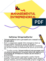 Managementul Intreprenorial Şi Intraprenorial