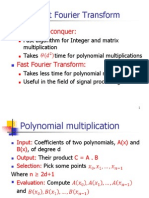 The Fast Fourier Transform: Divide-And-Conquer