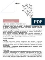 Géneros Jornalísticos: Notícias, Reportagens e Mais