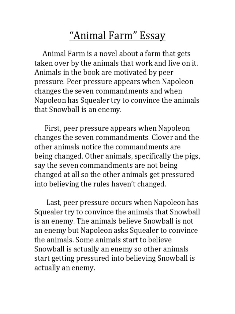Changes to Animal Farm Commandments | PDF | Young Adult | General Fiction