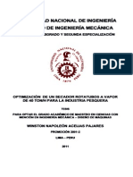 Optimizacion de Un Secador Rotatubos A Vapor