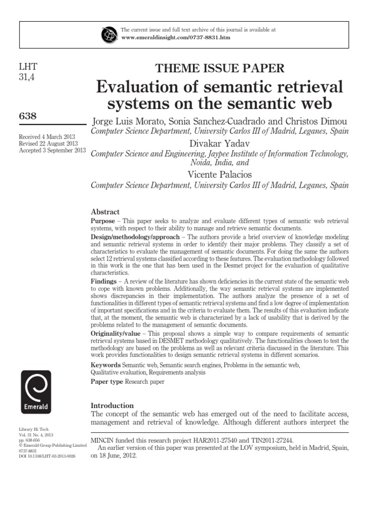 Semantic Processing In Information Retrieval – LOOM