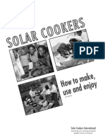 Solar Cookers - How to Make, Use and Enjoy