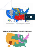 US Census Religious Groups Numbers Estimates