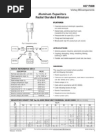 Vishay Bccomponents: Features