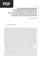 Atualidade Do Passado