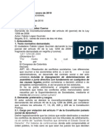 Sentencia C 14 de 2010. Sociedades. Impugnación de Asambleas de SAS