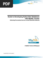 Download Building Subscriber Databases Using MySQL Cluster by Faycal Chraibi SN22464178 doc pdf