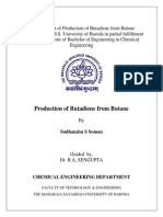 SUDHANSHU-Project Report of Production of Butadiene From Butane