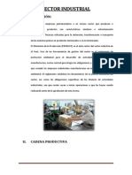 Cadena Productiva en El Sector Industrial Examen