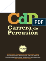 Carrera de Percusion Programa 2014