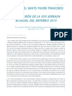Jornada Mundial Del Enfermo 2014 PDF