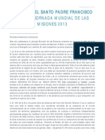 Jornada Mundial de Las Misiones 2013 PDF