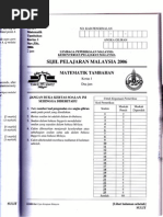 Add Maths Sebenar Spm 2005 Pdf Standardized Tests Student Assessment And Evaluation