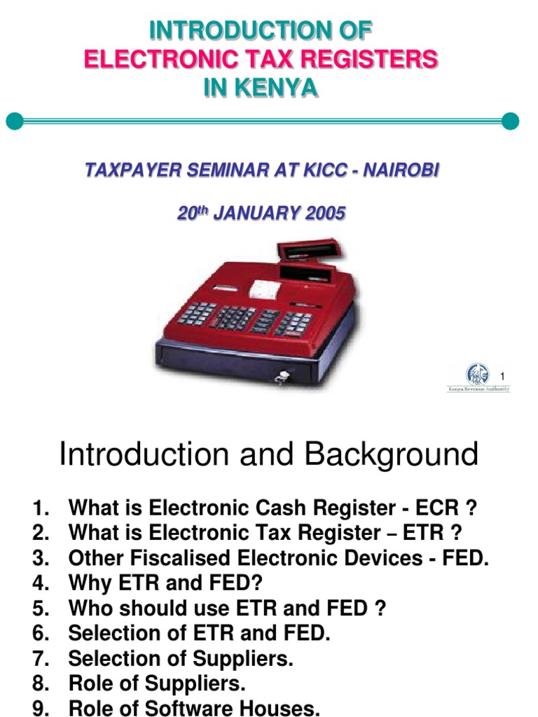 Understanding ETR Implementation in Kenya | PDF | Point Of Sale | Receipt