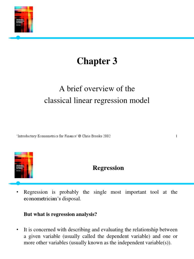 Hypothesis test for regression image