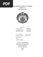 Download laporan praktikum mekanika tanah direct shear test UI by sipilPI12 SN224680804 doc pdf