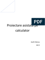 Proiectare Asistata Pe Calculator PDF