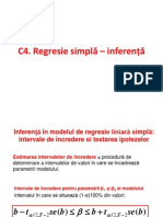 C4 Regresie Simpla - Inferenta