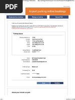 Parking Space: If You Do Not Get This Email Check Your Spam Box. Please Print This Confirmation For Your Records