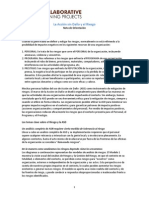 La Acción Sin Daño y El Riesgo (En Empresas) (CRS) (CDA, 2012,5pp)
